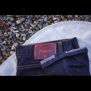 Isaia Napoli Selvedge Twill Denim Jeans - Size 32